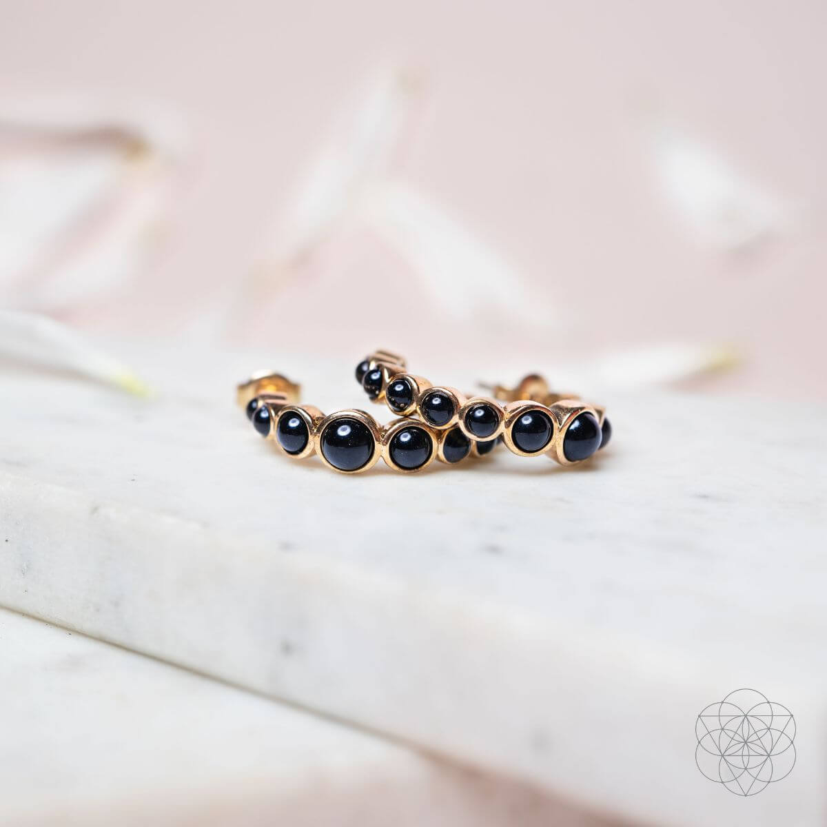 Wisdom & Willpower - Onyx Earrings of Resilience - Pileggi on the Square Salon Powered by Gatto Salon Group
