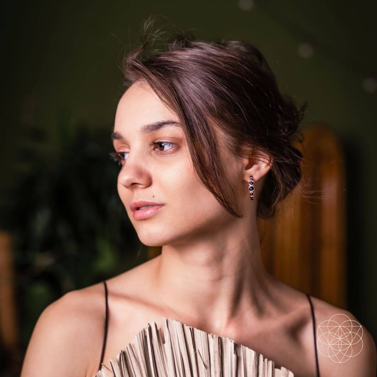 Wisdom & Willpower - Onyx Earrings of Resilience - Pileggi on the Square Salon Powered by Gatto Salon Group