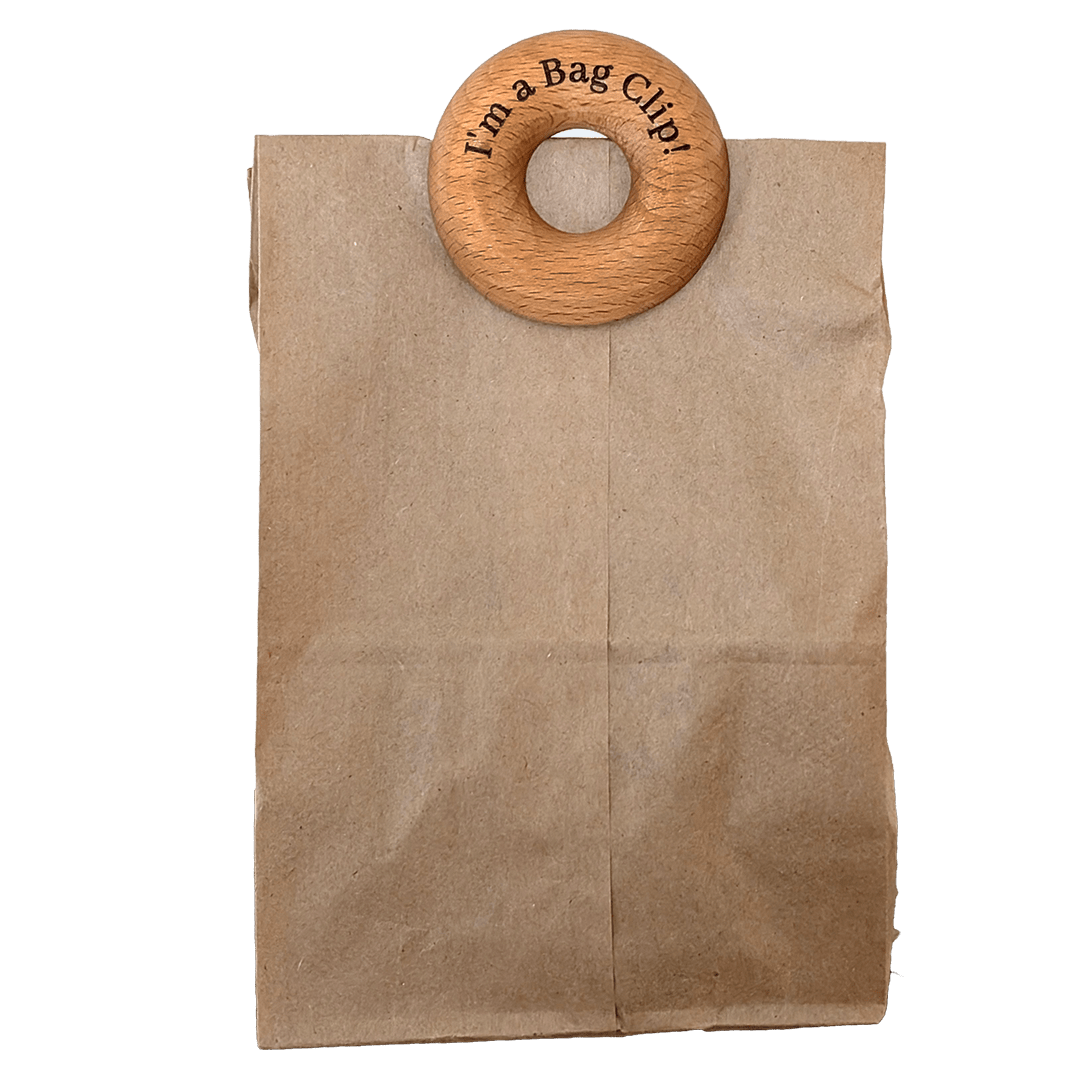 Wooden Bag Clip - Pileggi on the Square Salon Powered by Gatto Salon Group