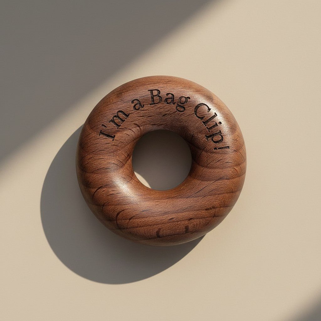 Wooden Food Storage Bag Clip - Reusable